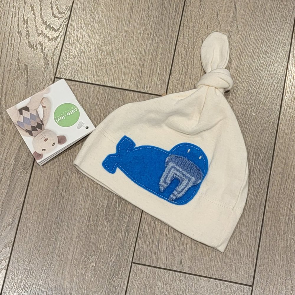 CATE & LEVI Organic Hat - Baby - Made in Canada NEW NWT  Walrus